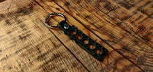 Load image into Gallery viewer, 5 Cylinder Leather Key Ring