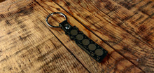 Load image into Gallery viewer, 5 Cylinder Leather Key Ring