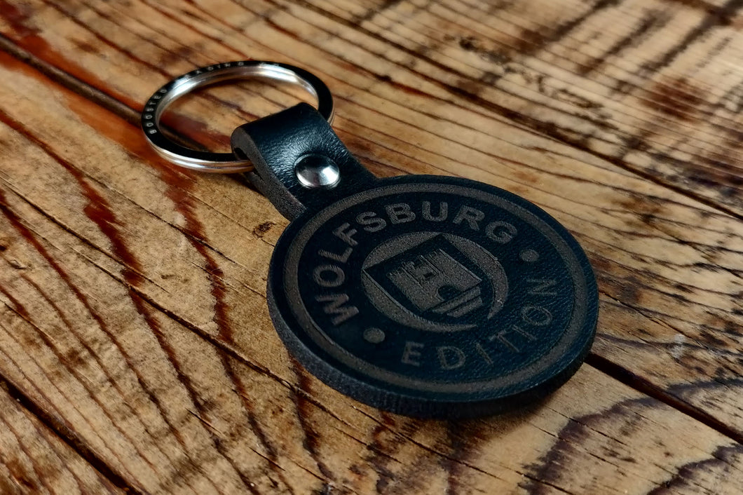 Wolfsburg Edition Leather Key Ring